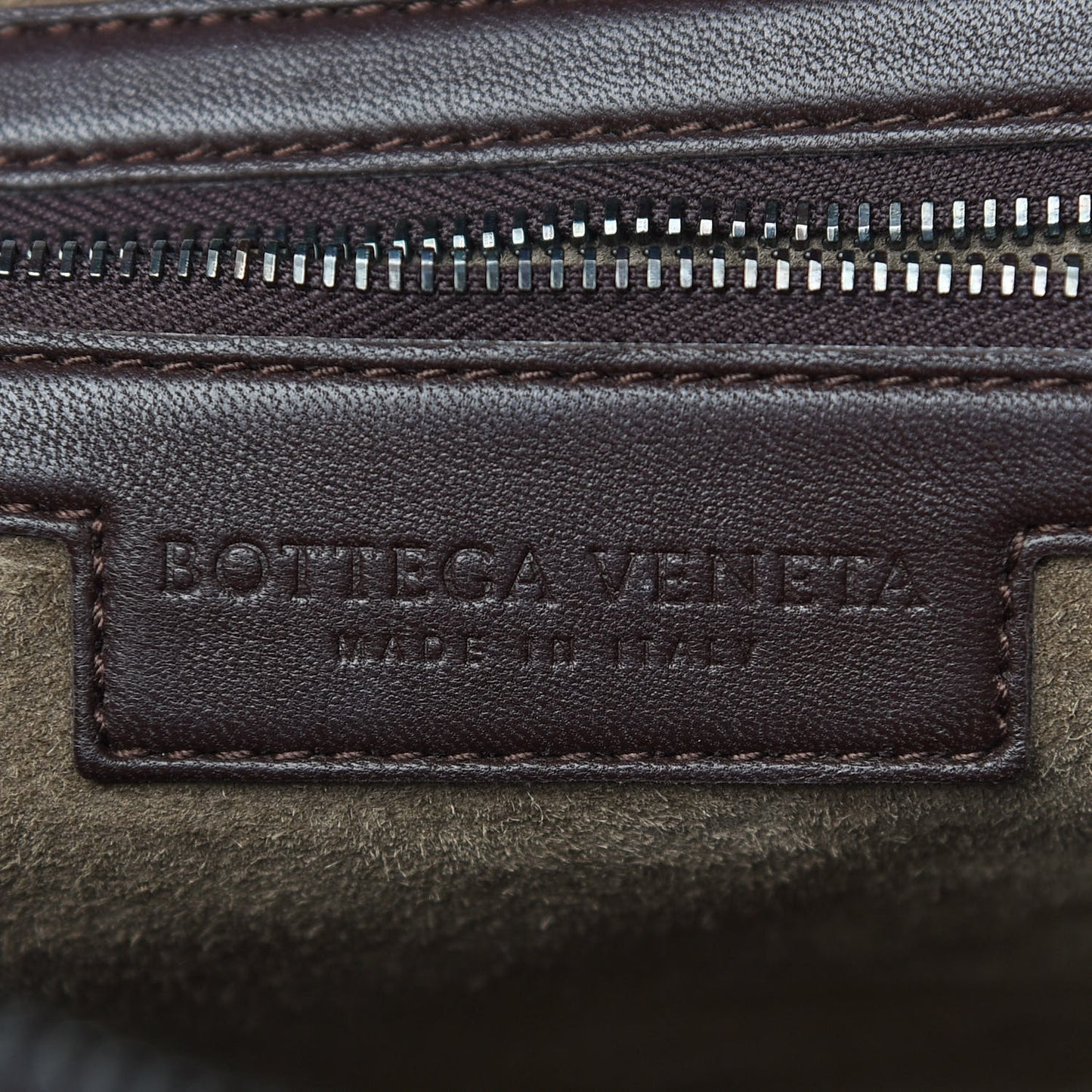 Nappa Intrecciato Nodini Bag Ebano
