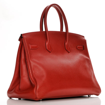 Hermes Epsom Birkin 35 Rouge Casaque 3 of 27