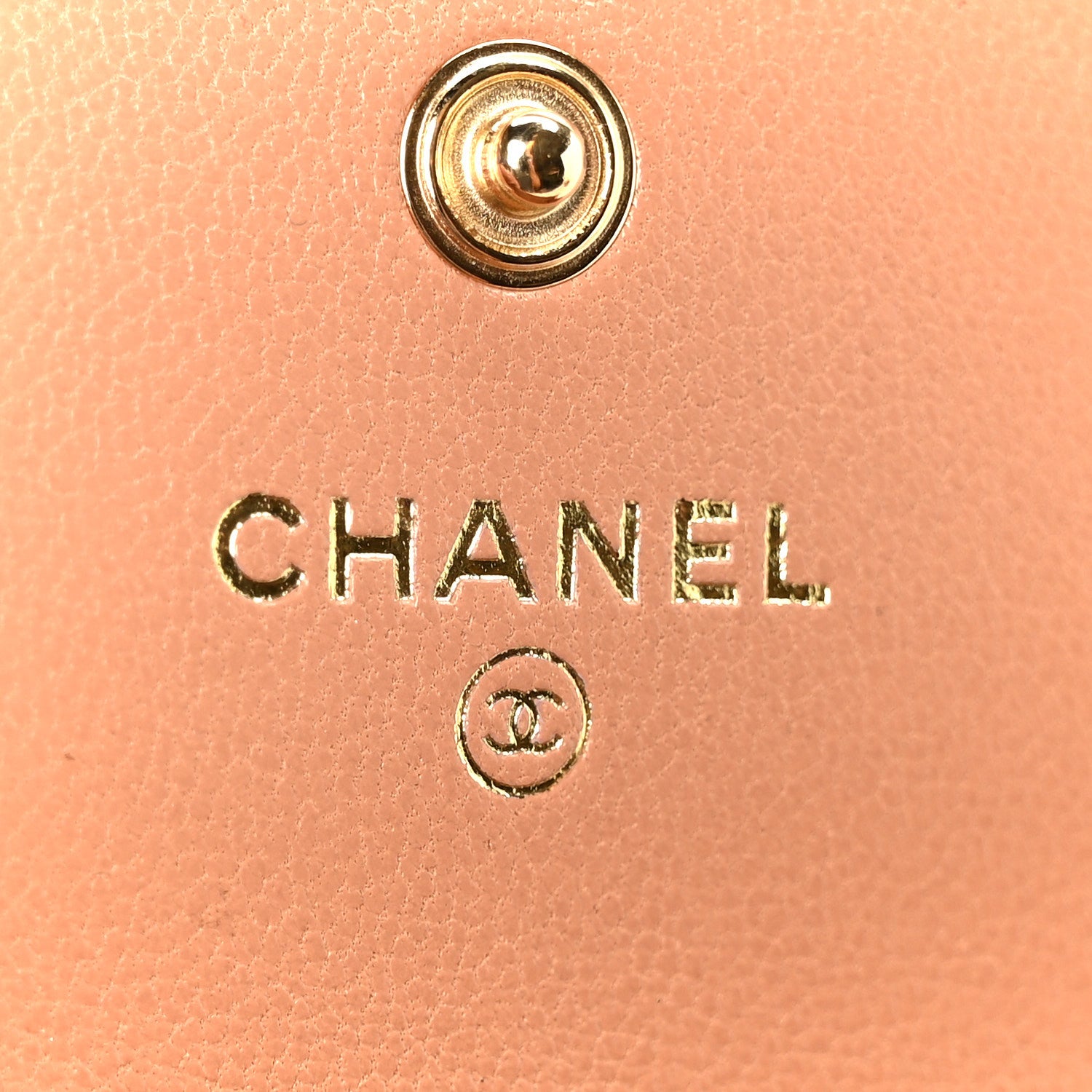 Chanel Lambskin Quilted Chanel 19 Flap Card Holder Brown 6 of 10