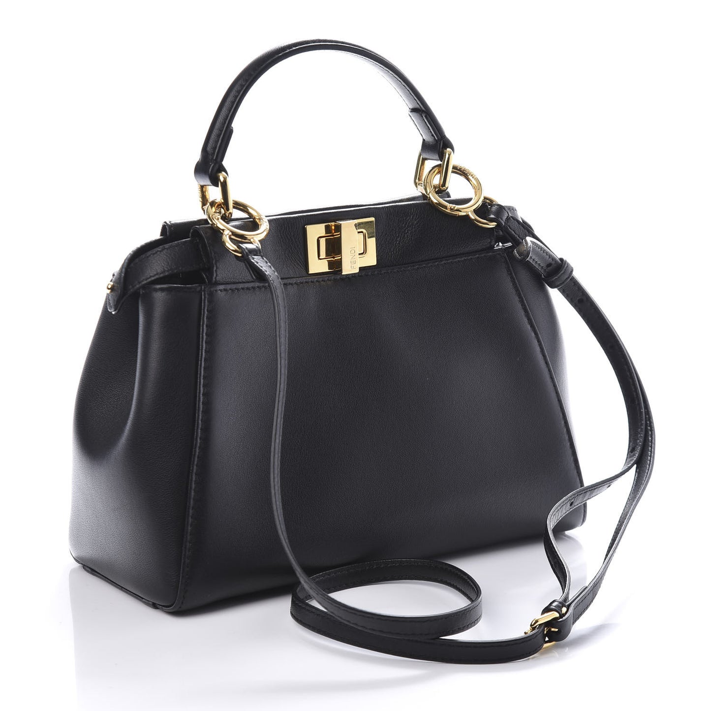 Nappa Mini Peekaboo Iconic Satchel Black