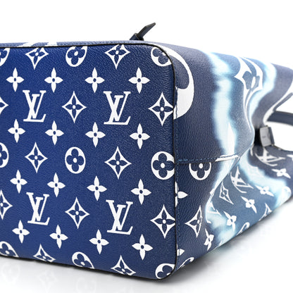 Louis Vuitton Monogram Escale Neonoe MM Blue 8 of 10