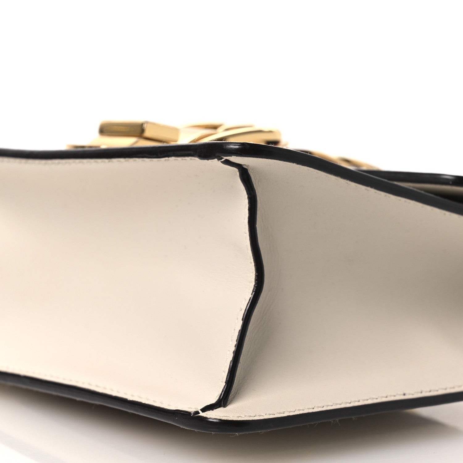 Gucci Calfskin Mini Sylvie Chain Shoulder Bag White 10 of 13