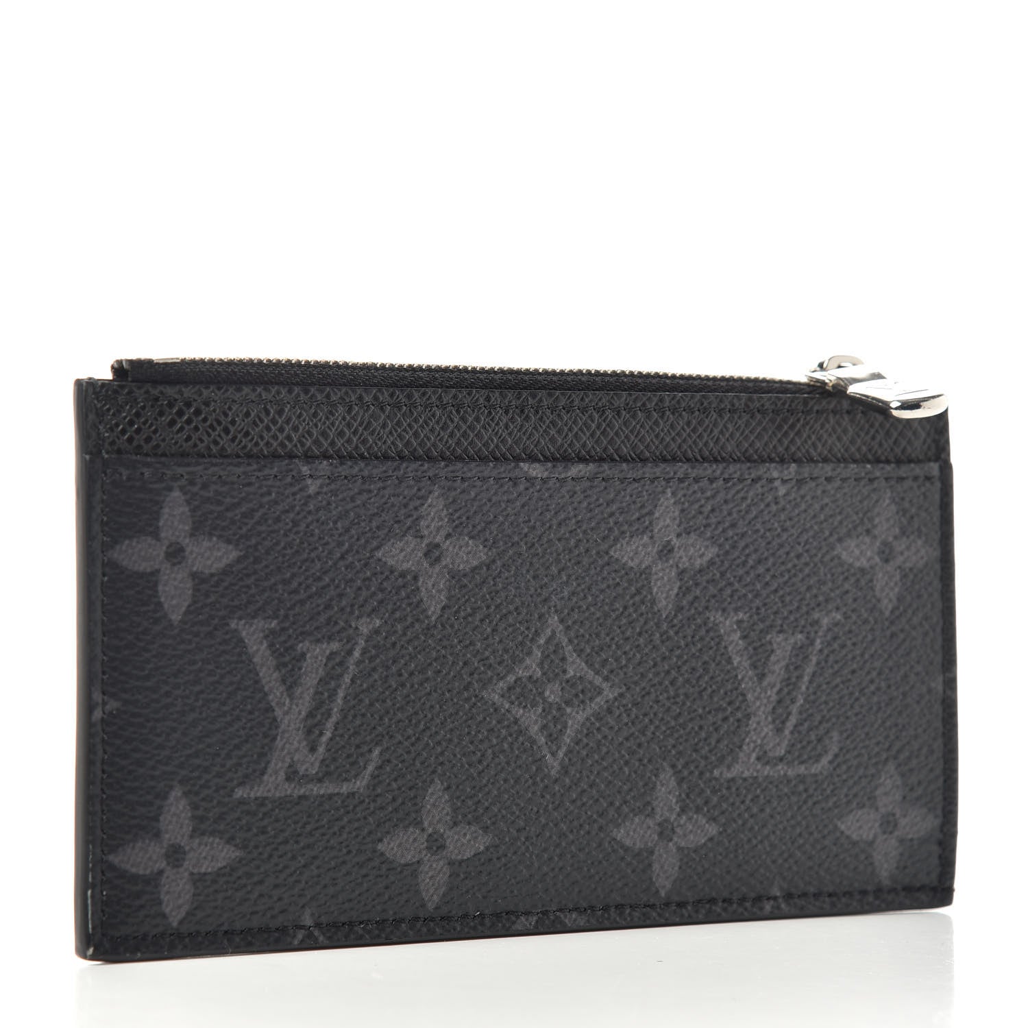 Louis Vuitton Monogram Eclipse Taiga Coin Card Holder 3 of 6