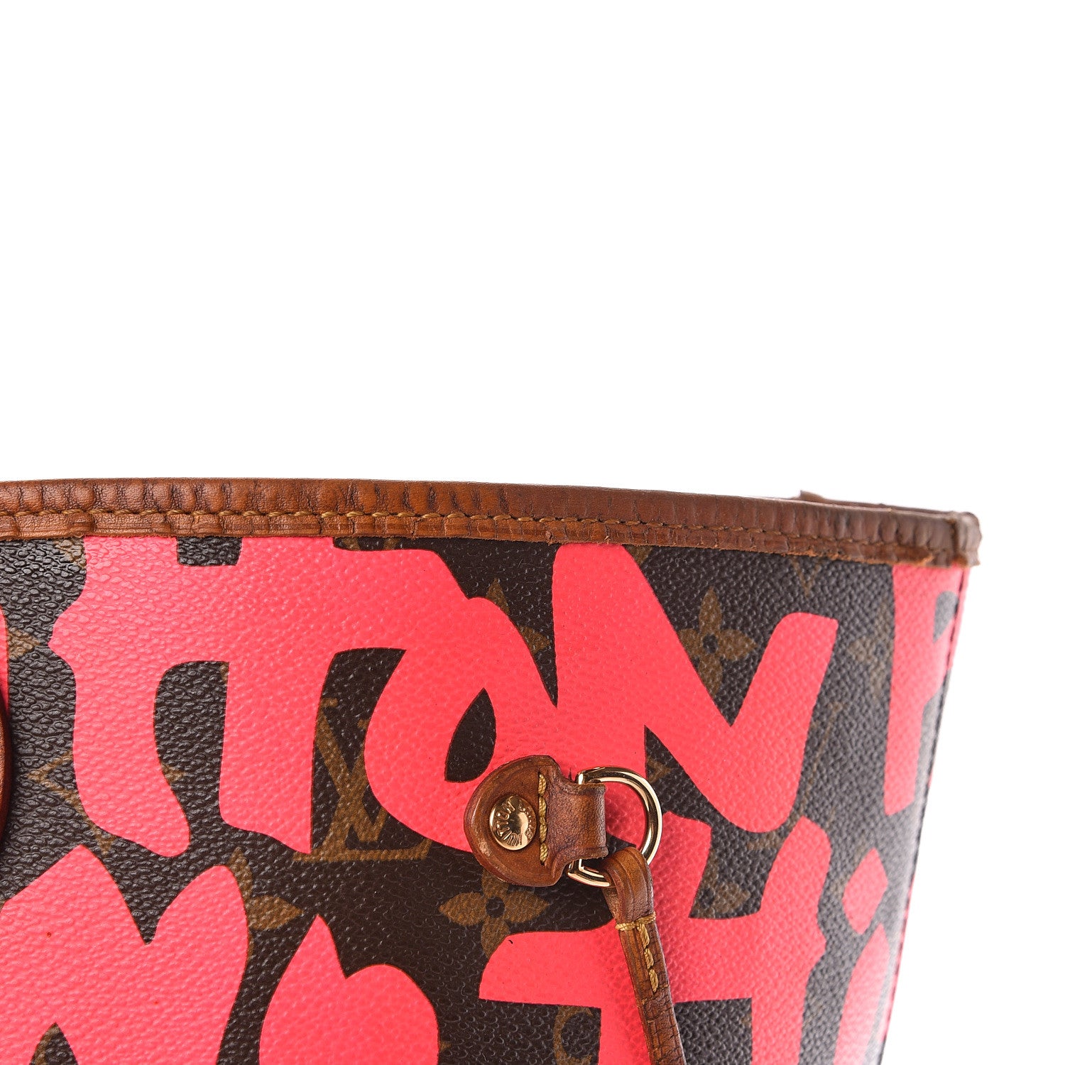Louis Vuitton Monogram Graffiti Neverfull GM Fuchsia 13 of 18
