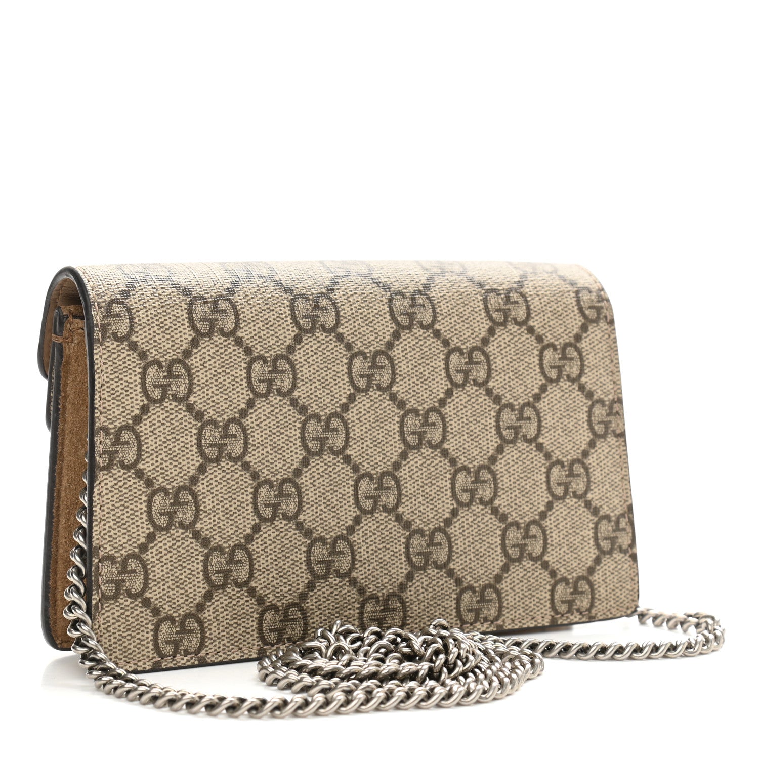 Gucci GG Supreme Monogram Super Mini Dionysus Shoulder Bag Taupe 3 of 12