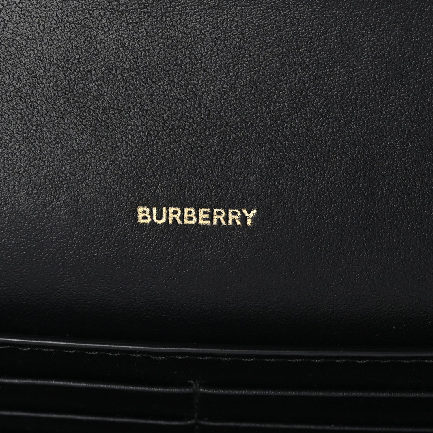 Burberry E-Canvas Icon Stripe Hannah Wallet With Detachable Strap Archive Beige Black 7 of 9