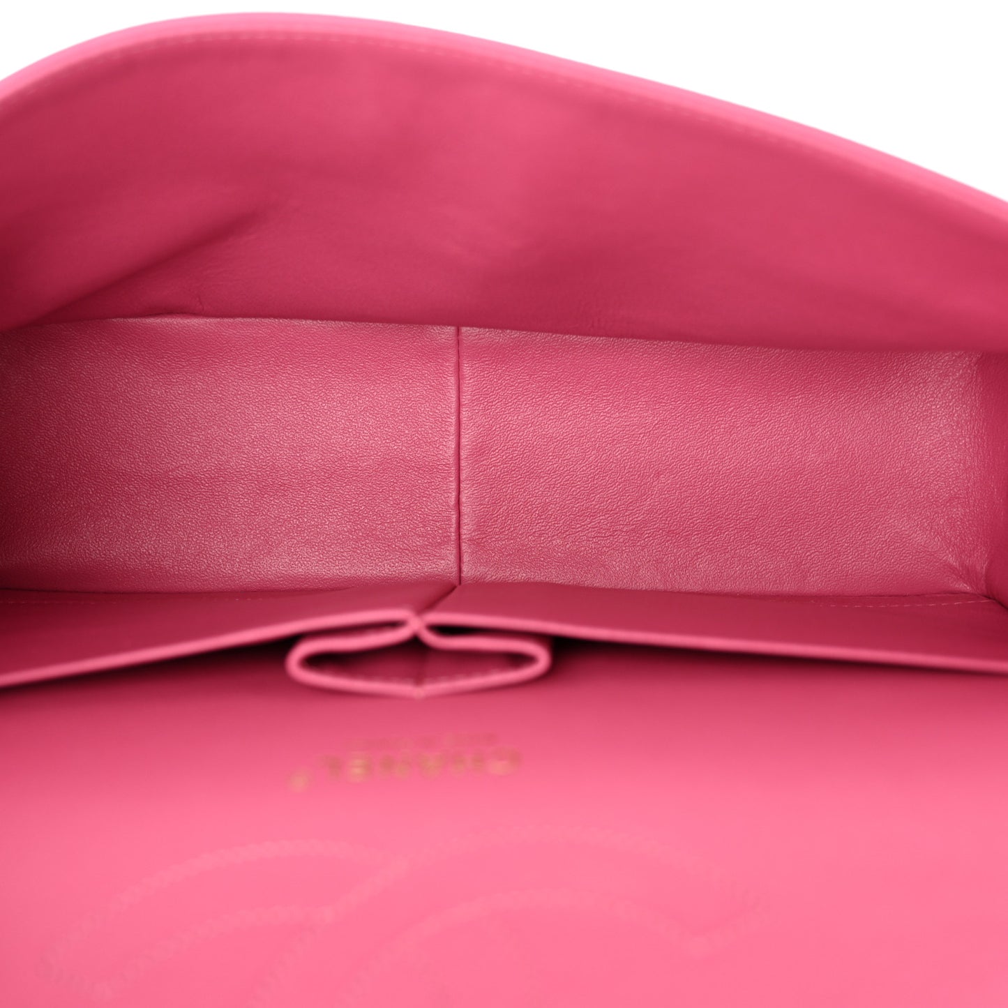 Lambskin Quilted Jumbo Double Flap Pink
