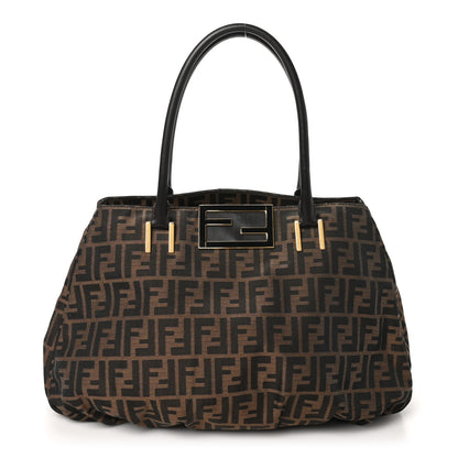 Fendi Zucca Large Mia Tote Tobacco 1 of 10