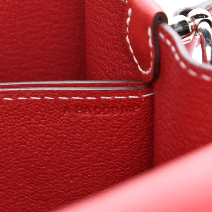 Hermes Evercolor Sac Roulis 23 Rouge Grenat 7 of 11
