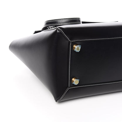 Celine Smooth Calfskin Double Stitching Mini Belt Bag Black 8 of 10
