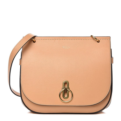 Mulberry Silky Calfskin Amberley Satchel Dark Golden Yellow 1 of 10