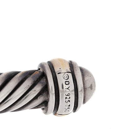 David Yurman DAVID YURMAN Sterling Silver 18K Yellow Gold 4mm Cable Classics Bracelet 4 of 4