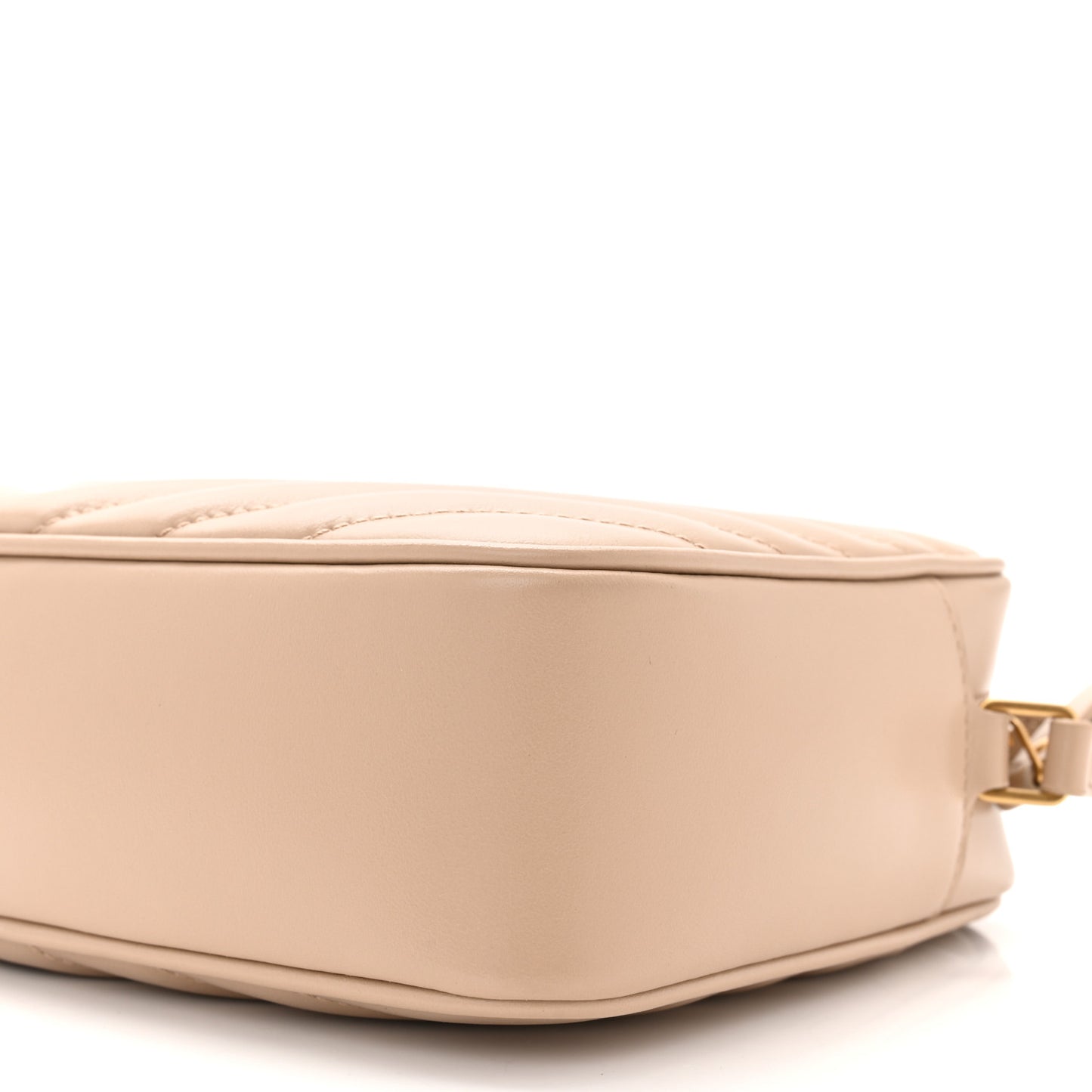 Calfskin Matelasse Monogram Lou Camera Bag Dark Beige