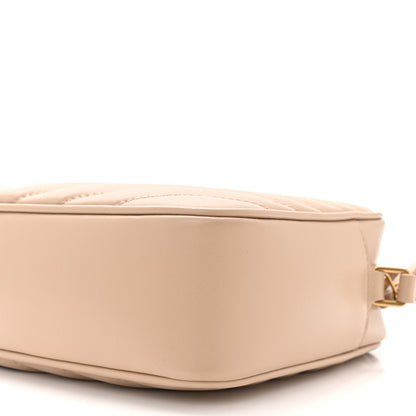 Saint Laurent Calfskin Matelasse Monogram Lou Camera Bag Dark Beige 9 of 10