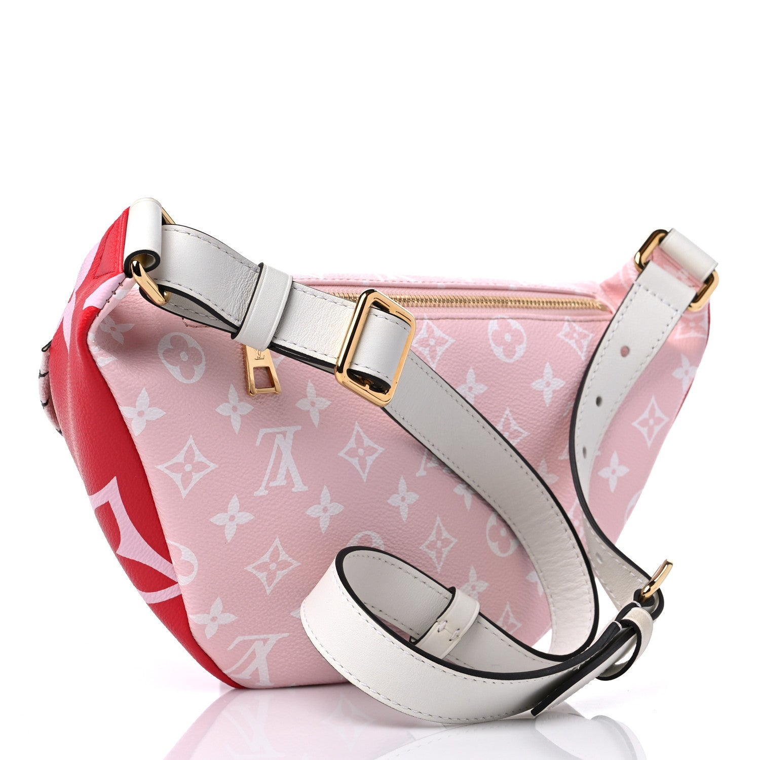 Louis Vuitton Monogram Giant Bumbag Rouge 3 of 11