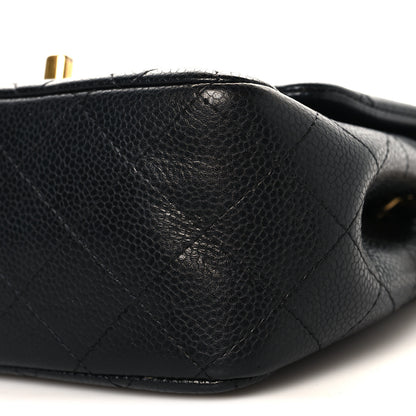 Chanel Caviar Quilted Mini Square Flap Black 10 of 10