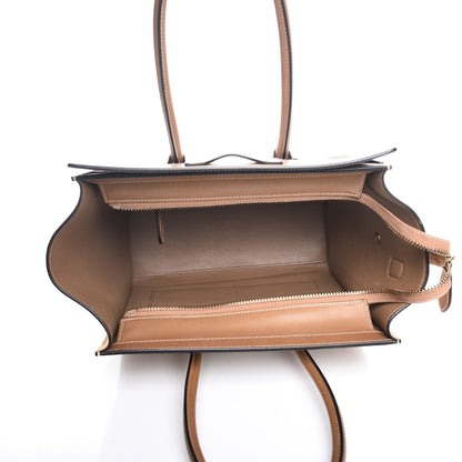 Celine Suede Calfskin Suede Micro Tri-Color Luggage Nude 5 of 13