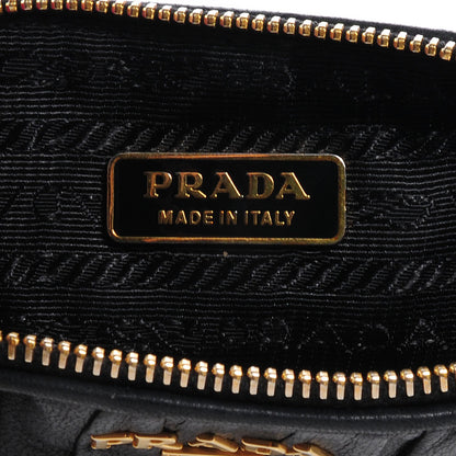 Prada Nappa Gaufre Pouch Nero Black 6 of 8