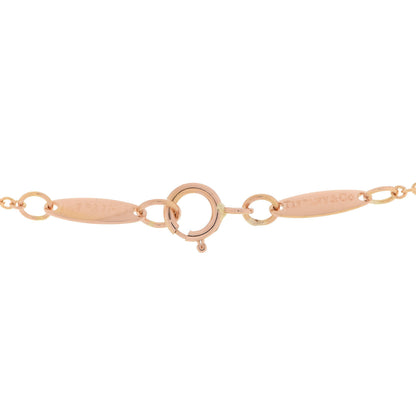 Tiffany 18K Rose Gold Diamond .17ct Elsa Peretti Diamonds by the Yard Pendant Necklace 5 of 6