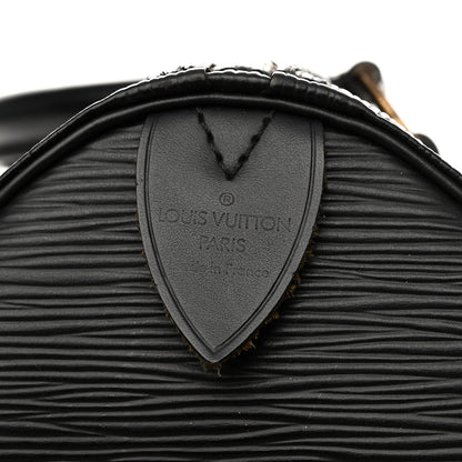 Louis Vuitton Epi Speedy 30 Black 6 of 17
