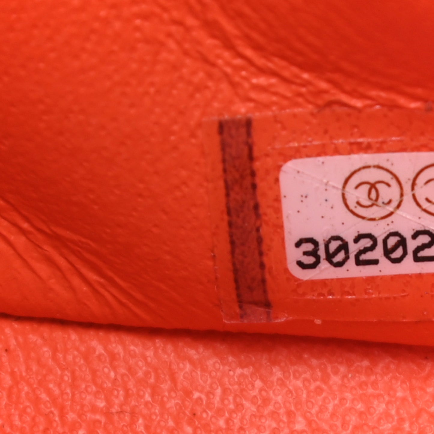 Lambskin Quilted Mini Square Flap Light Orange
