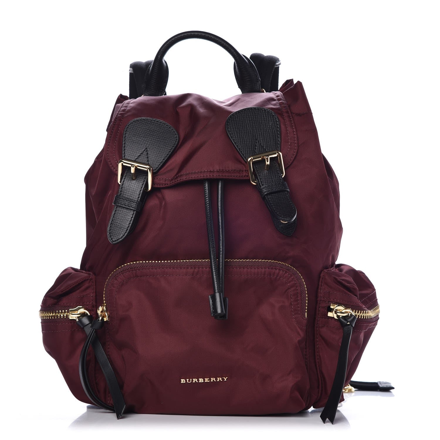 Burberry Nylon Small Rucksack Backpack Burgundy Red 1 of 7