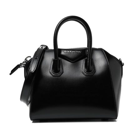 Givenchy Shiny Lord Calfskin Mini Antigona Black 1 of 8