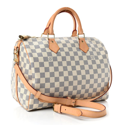 Louis Vuitton Damier Azur Speedy Bandouliere 30 2 of 4