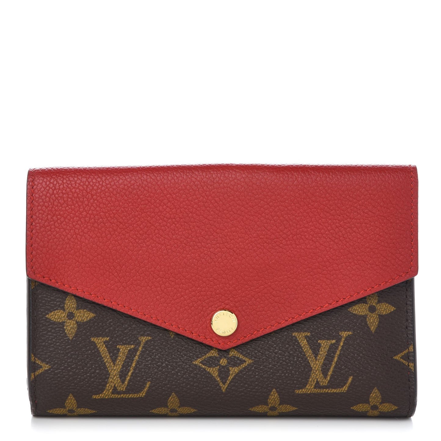 Monogram Pallas Compact Wallet Cherry
