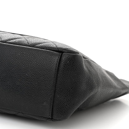 Chanel Caviar Quilted Petit Shopping Tote PST Black 10 of 17