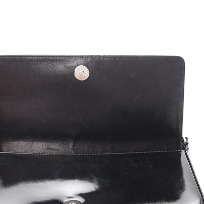 Chanel Patent Chocolate Bar Quilted CC Flap Black 9 of 11