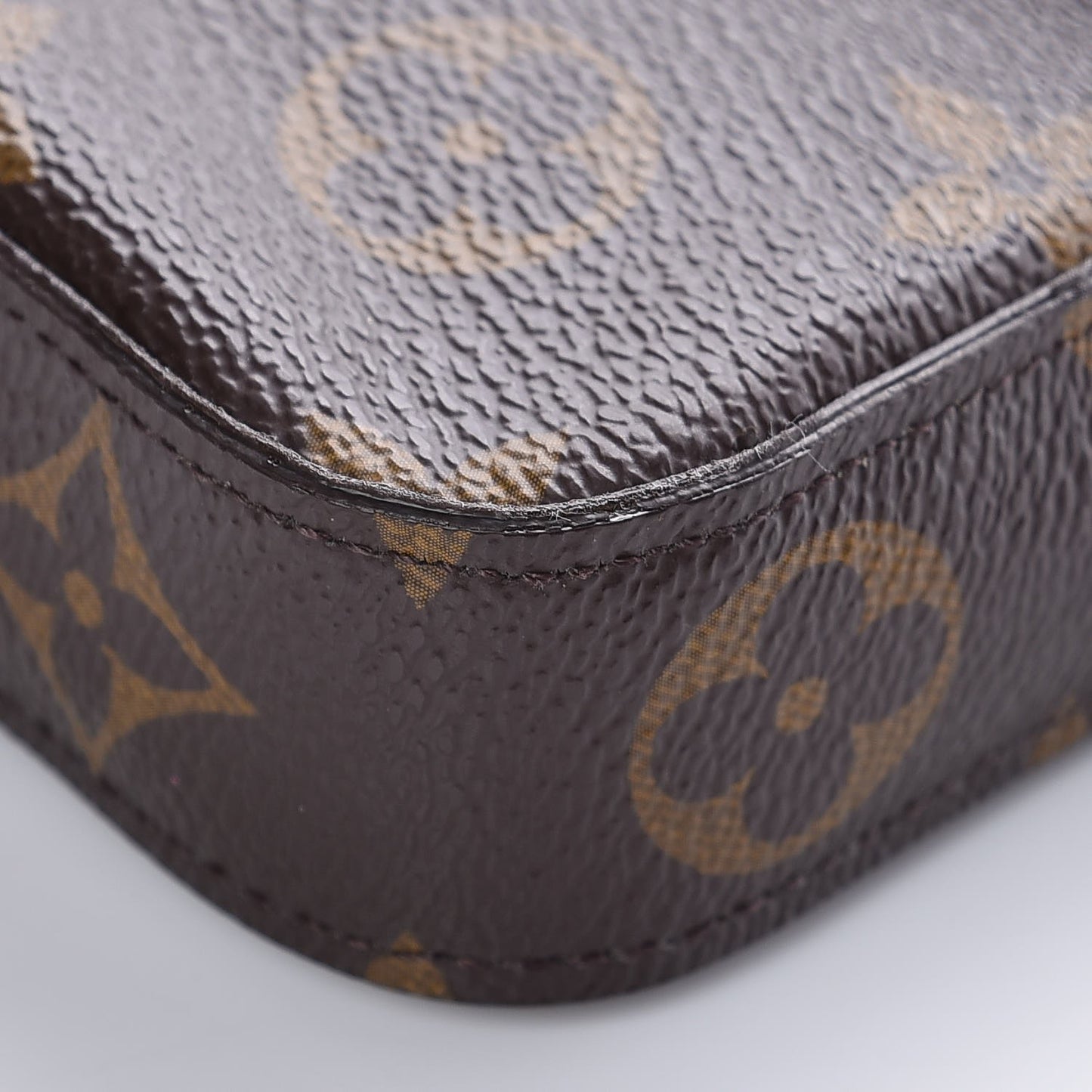 Monogram Pochette Felicie Chain Wallet Fuchsia