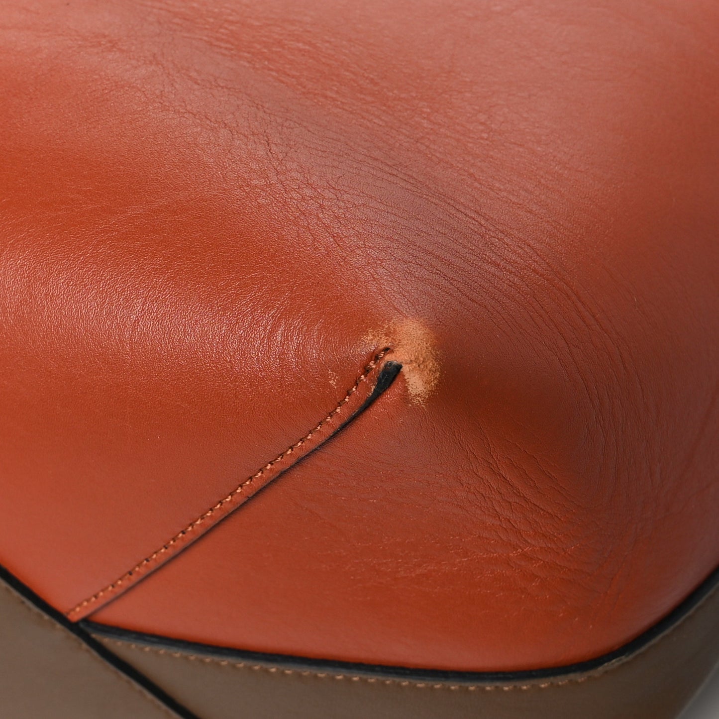 Shiny Smooth Calfskin Twisted Cabas Camel Tan