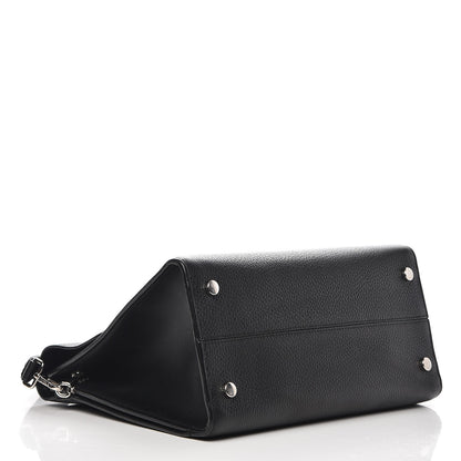 Christian Dior Grained Calfskin Medium Diorever Flap Black 5 of 7