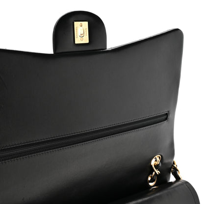Chanel Lambskin Quilted Maxi Double Flap Black 12 of 12