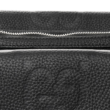 Gucci Calfskin GG Tennis Embossed Pocket Belt Bag Black 8 of 12