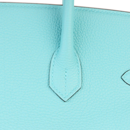 Hermes Togo Birkin 35 Bleu Atoll 9 of 29