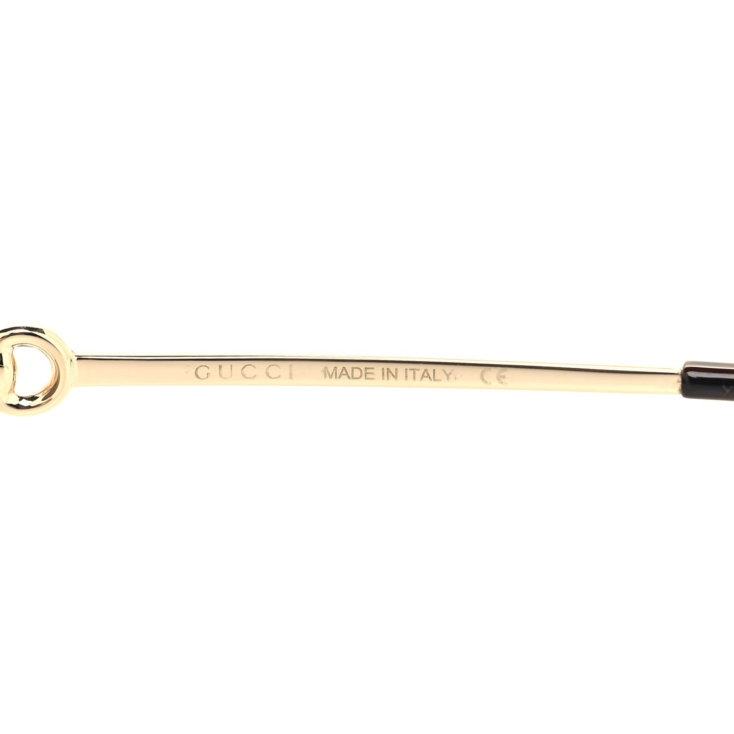Round Horsebit Sunglasses GG0878S Gold