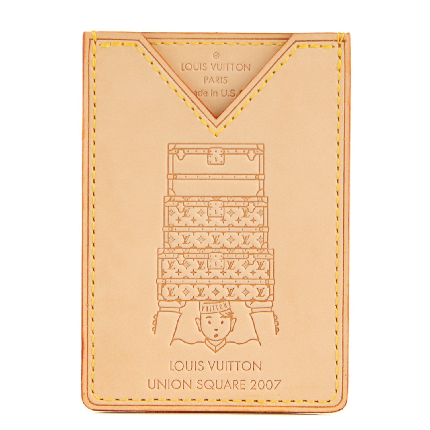 Louis Vuitton Vachetta Union Square Card Holder 1 of 6