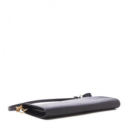 Louis Vuitton Epi Pochette Accessories 24 Black 3 of 8