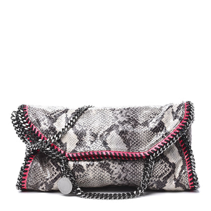 Stella McCartney Eco Python Falabella Fold Over Tote Chalk Pink 1 of 8