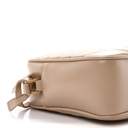 Saint Laurent Calfskin Matelasse Monogram Lou Camera Bag Dark Beige 9 of 10