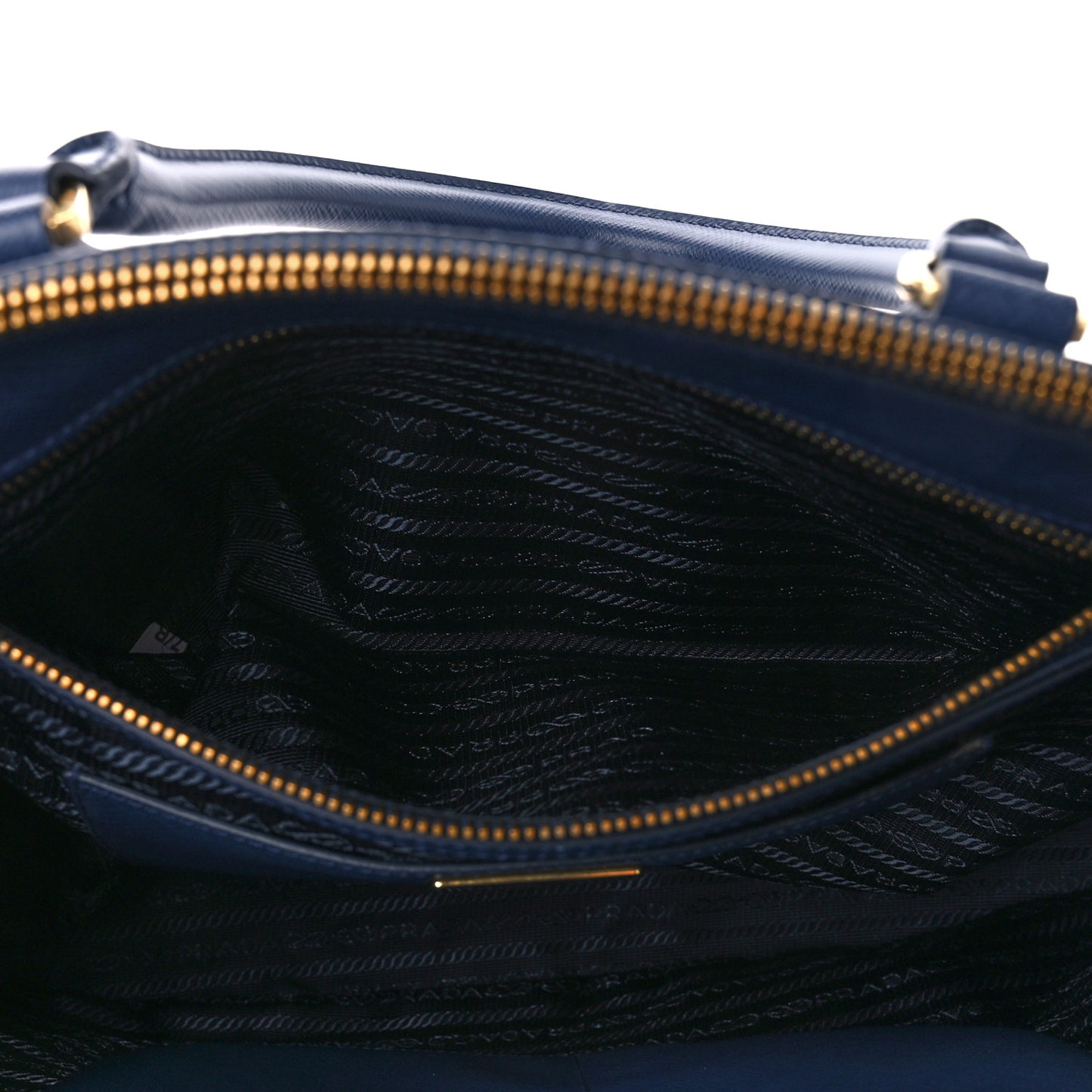Saffiano Lux Extra Large Galleria Double Zip Tote Bluette