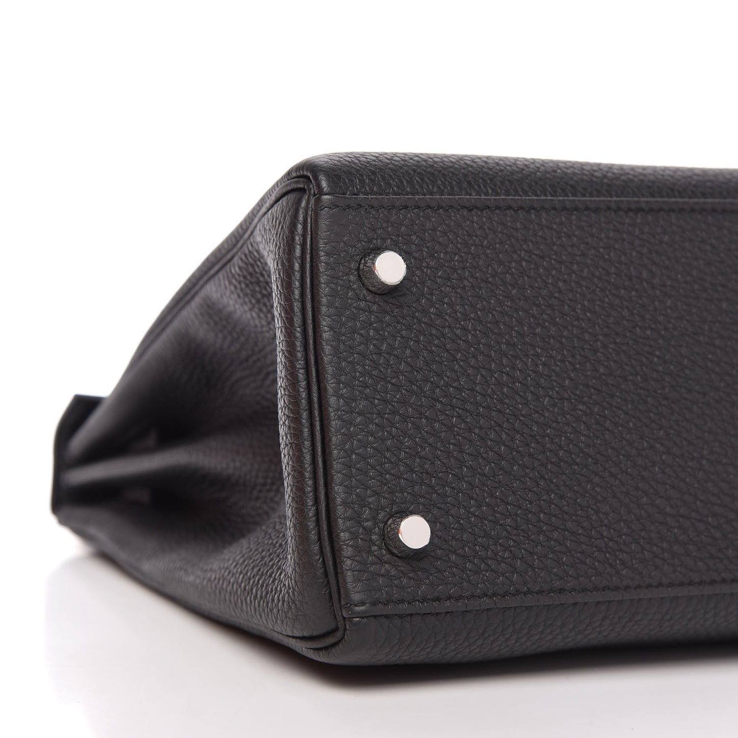 Togo Matte Alligator Kelly Retourne Touch 28 Black