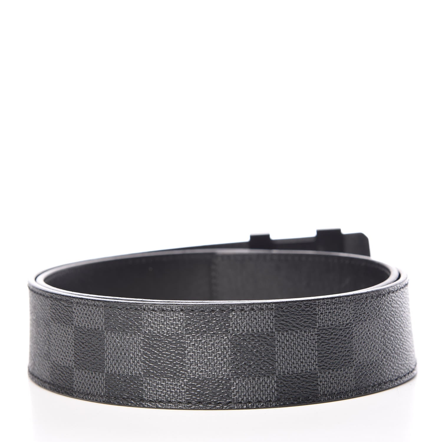 Louis Vuitton Damier Graphite LV Initiales Belt 90 36 3 of 9