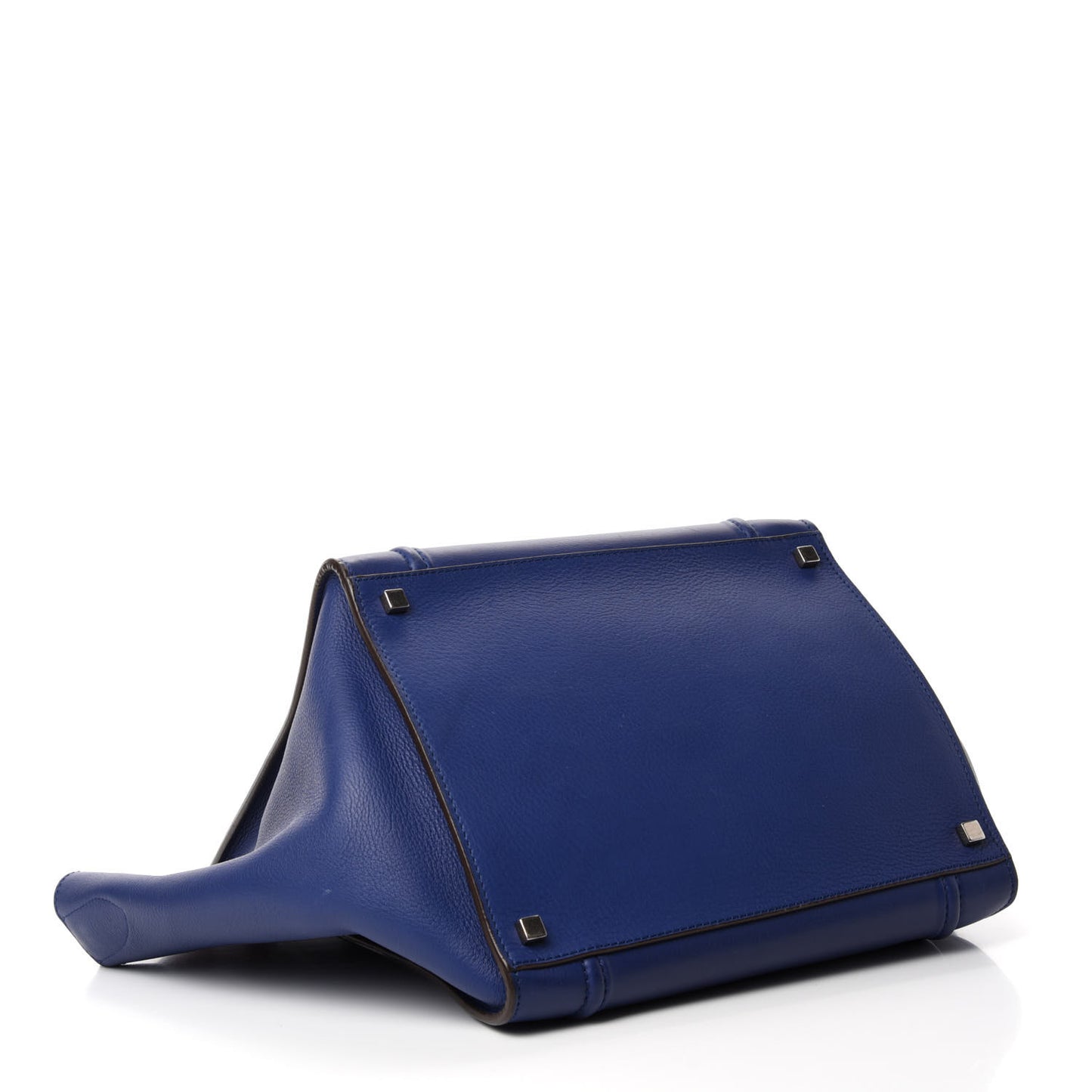 Supple Calfskin Medium Phantom Luggage Indigo