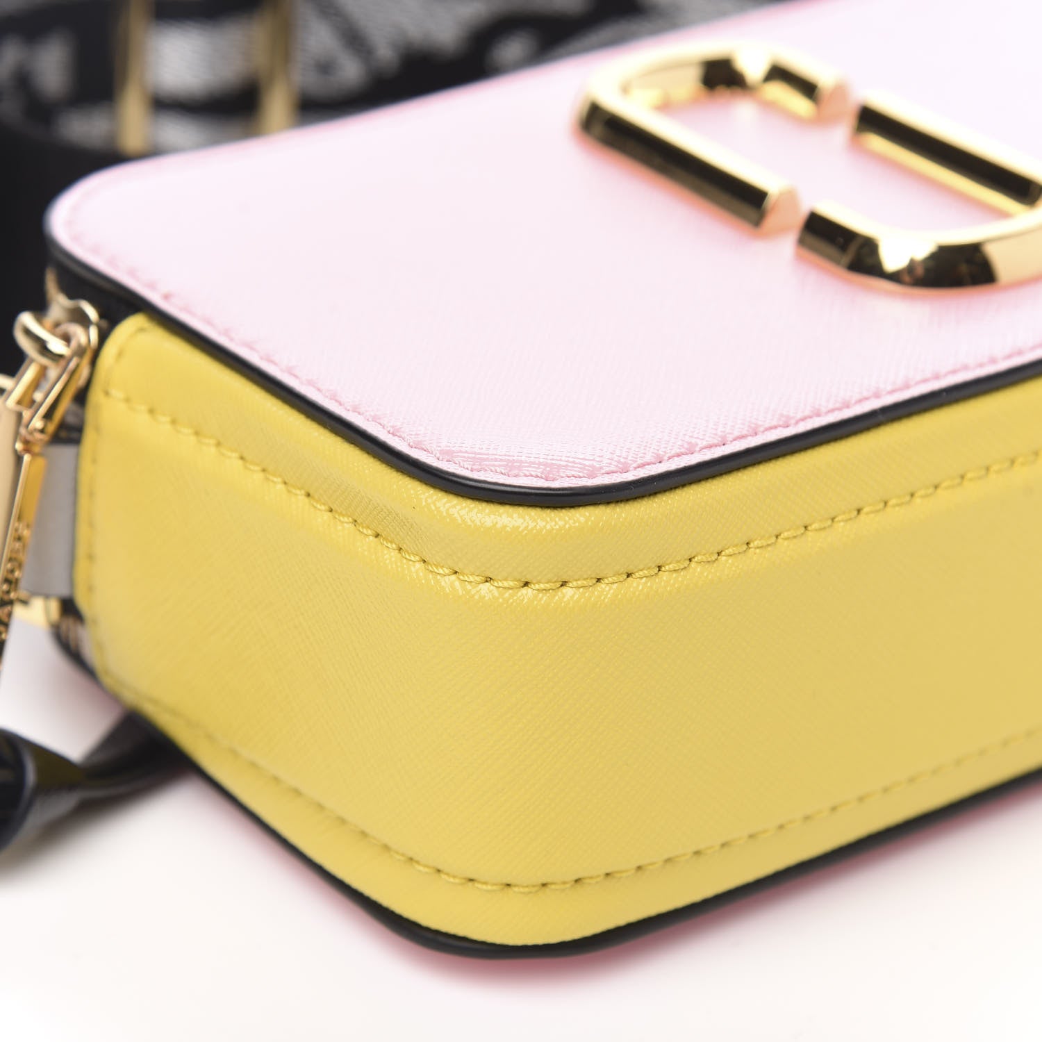 Marc Jacobs Saffiano Small Snapshot Camera Bag Baby Pink Multicolor 9 of 10