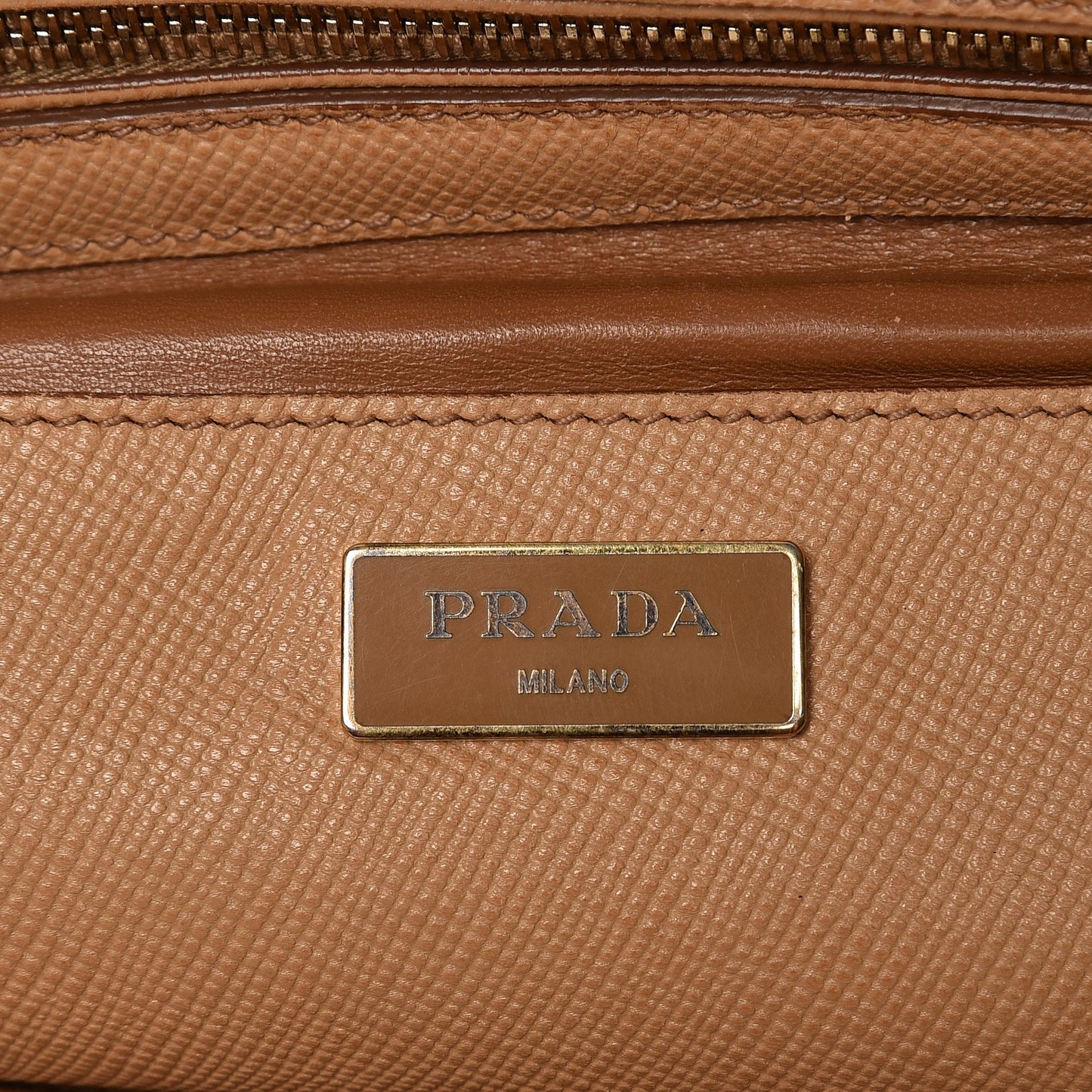 Saffiano Shoulder Bag Noisette