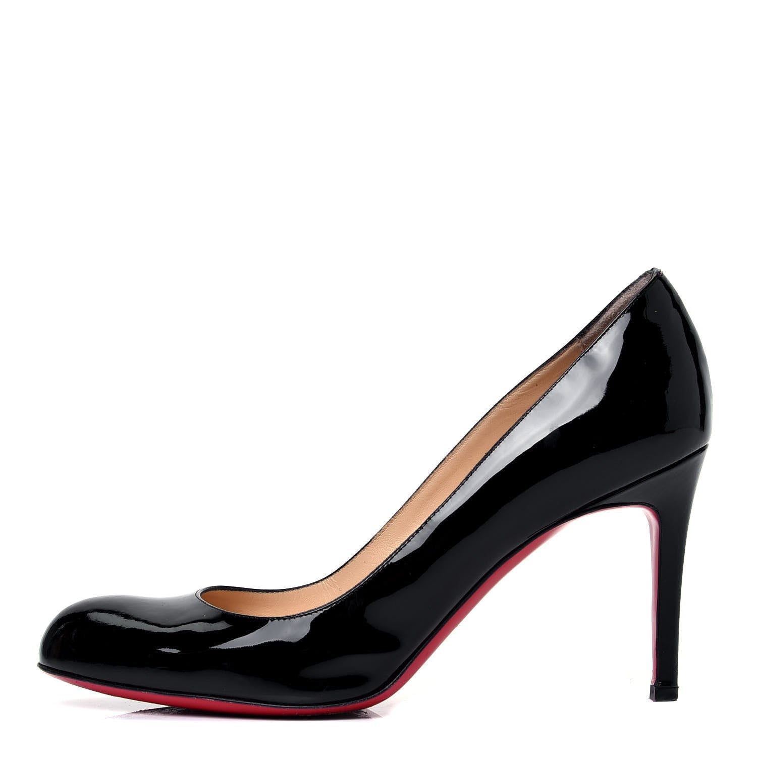 Christian Louboutin Patent Simple 85 Pumps 37.5 Black 1 of 10