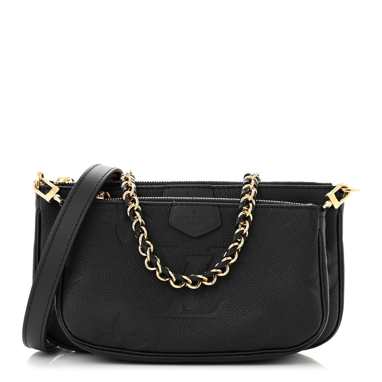 Louis Vuitton Empreinte Monogram Giant Multi Pochette Accessories Black 1 of 10